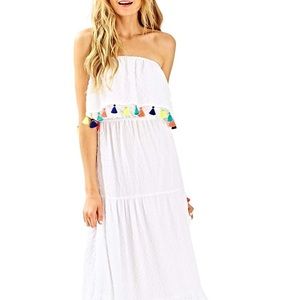 Lilly Pulitzer Caridee Maxi Dress Resort White S